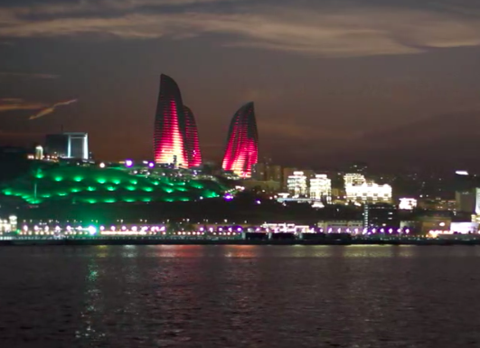 阿塞拜疆巴库--火焰塔